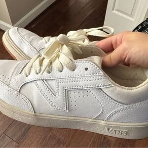 Vans Classic White Leather Sneakers